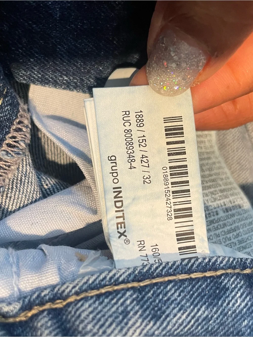 Zara Wide-Leg High-Rise Jeans in Medium Blue Wash